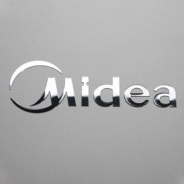 Tùy chỉnh Mỏng Electroform Vàng Niken 3D Logo Chuyển Chữ Kim Loại Nhãn UV Mỹ Phẩm Kim Loại Dán Chrome Decal Dính