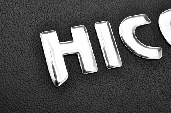 Biểu tượng decal xe máy mềm 3D nổi lên Logo tự dính