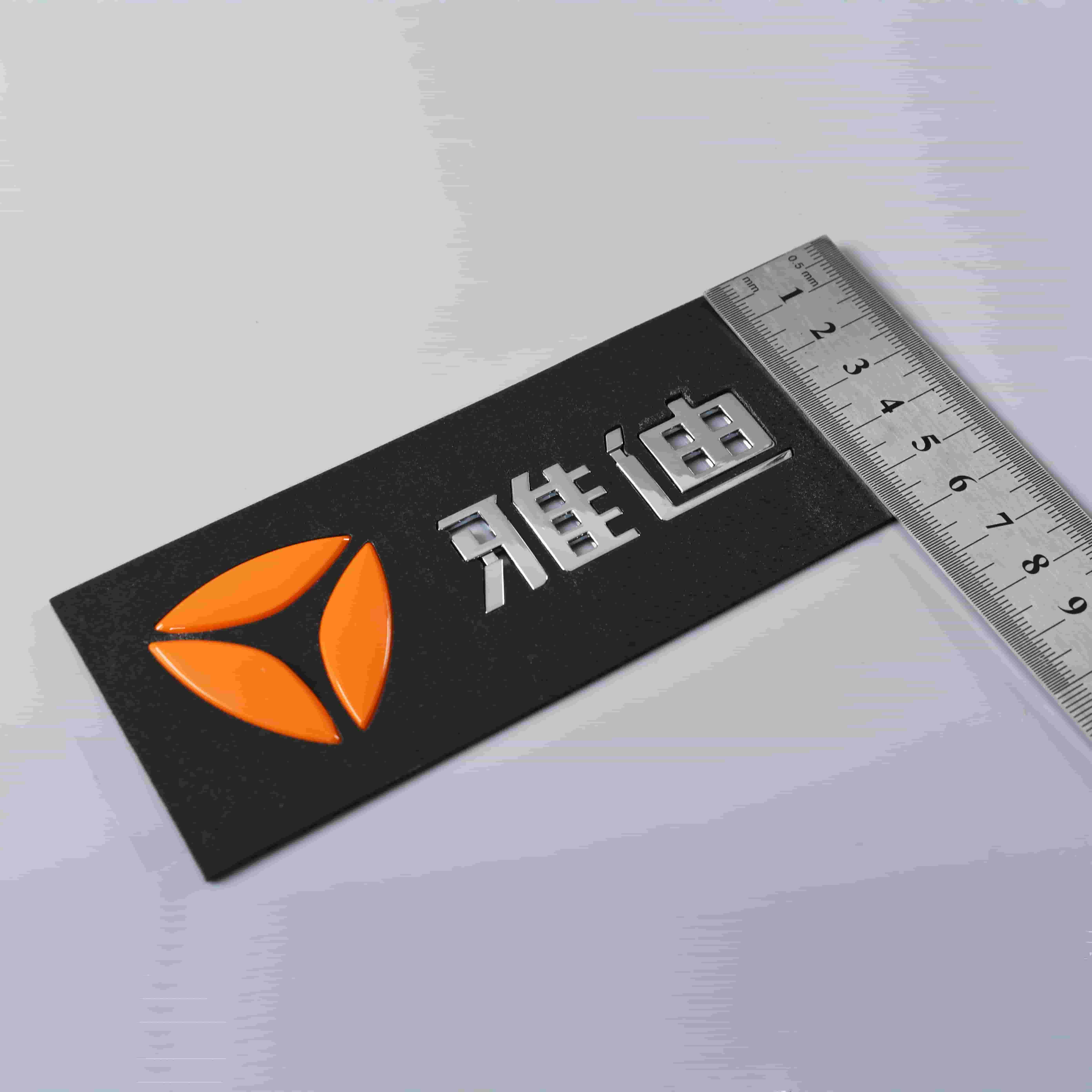 Nhãn dán nhãn xe máy 3D Nhựa Chrome Logo Huy hiệu ABS