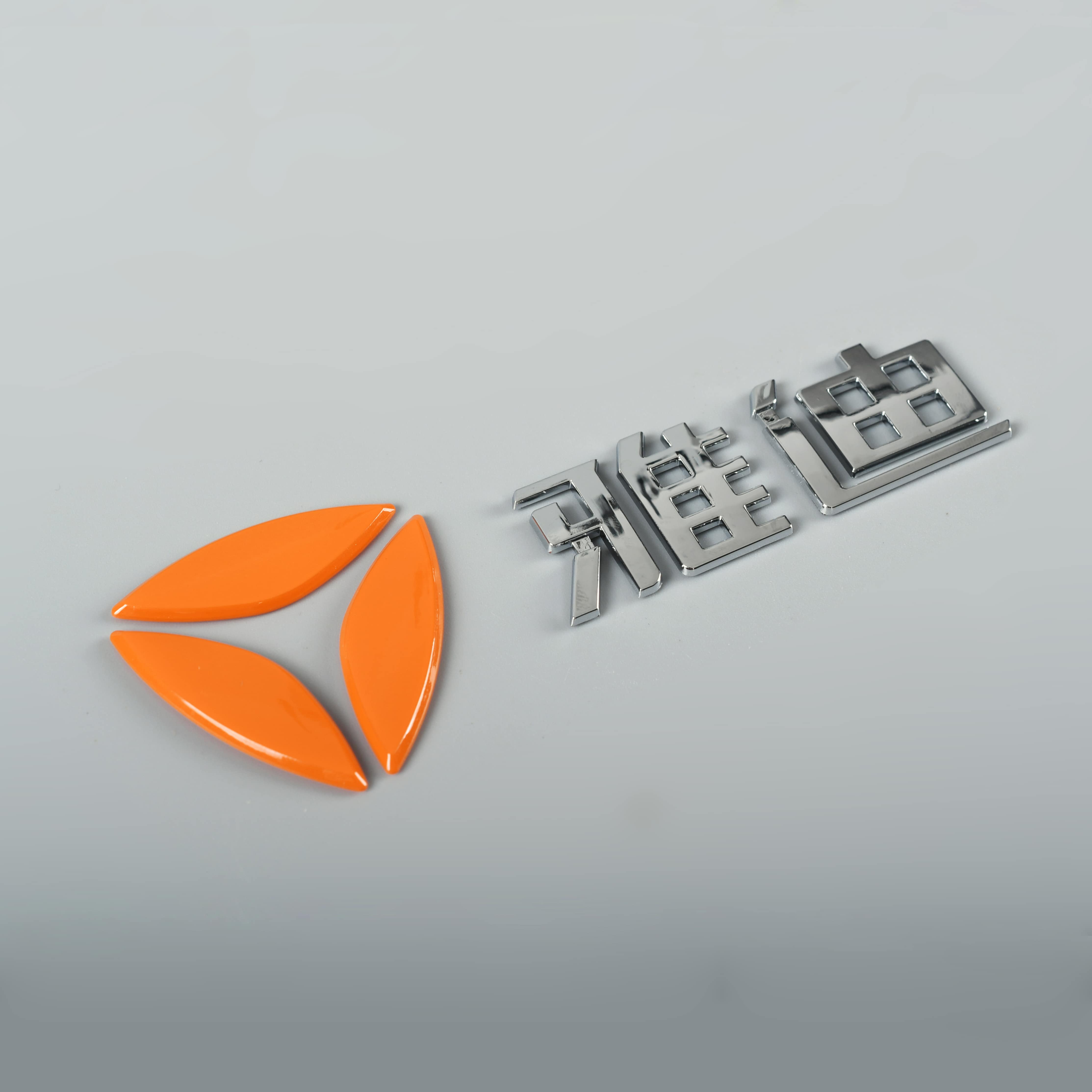 Nhãn dán nhãn xe máy 3D Nhựa Chrome Logo Huy hiệu ABS