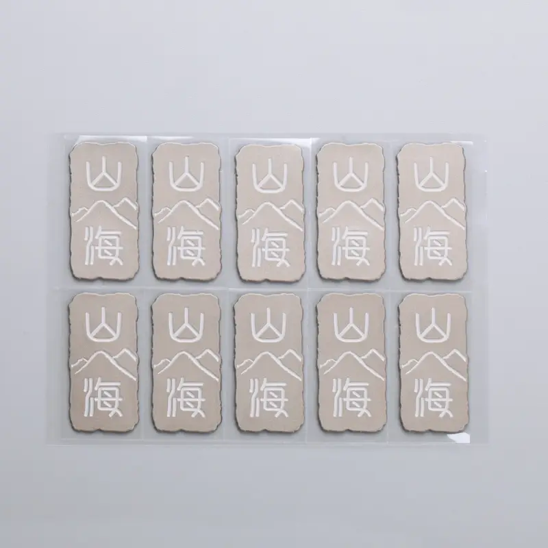 Nhãn kim loại niken mạ điện 3D chải