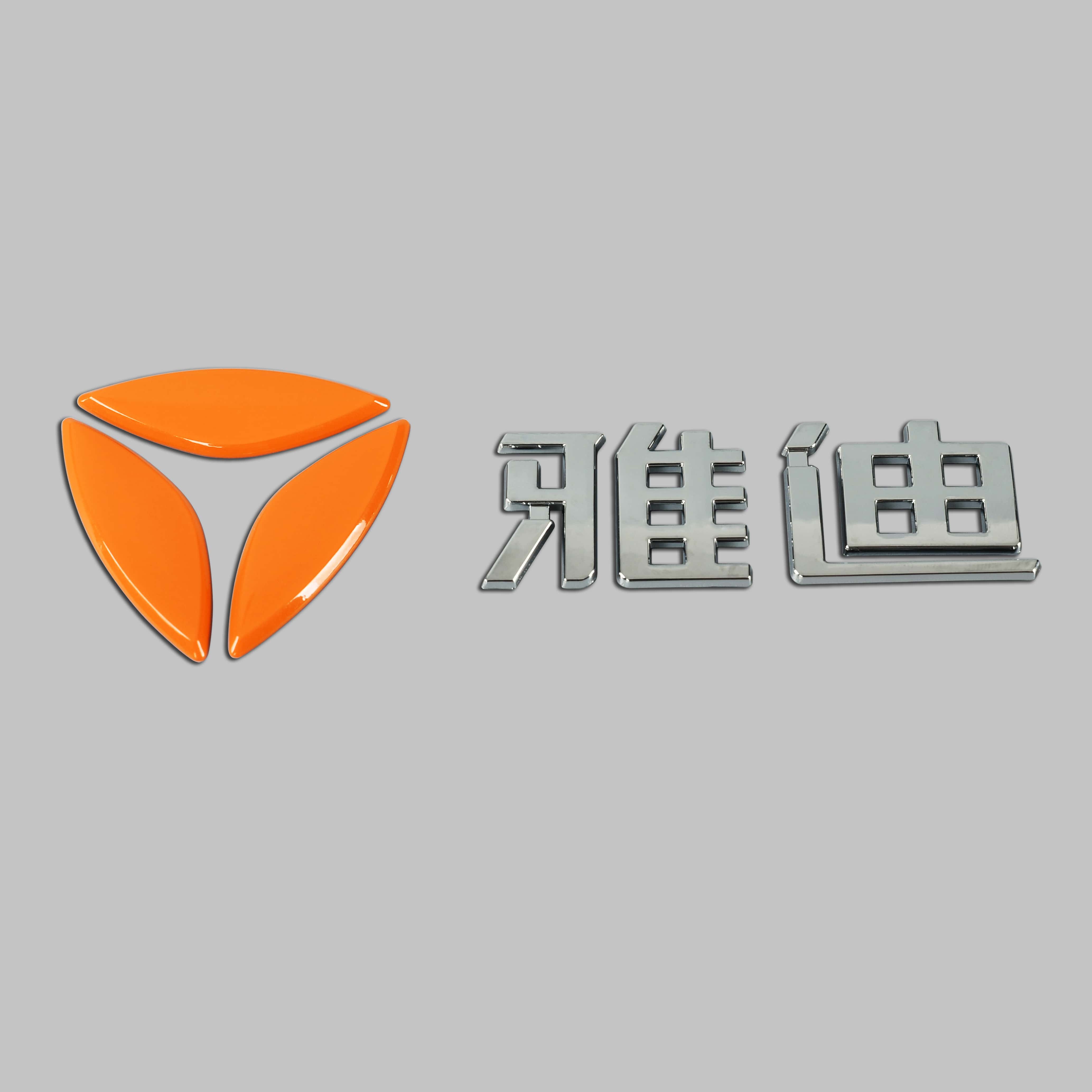 Nhãn dán nhãn xe máy 3D Nhựa Chrome Logo Huy hiệu ABS