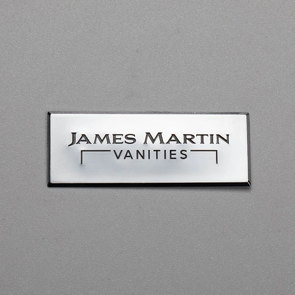 Nhãn mạ điện niken 3D có độ chính xác cao với bề mặt bạc mờ