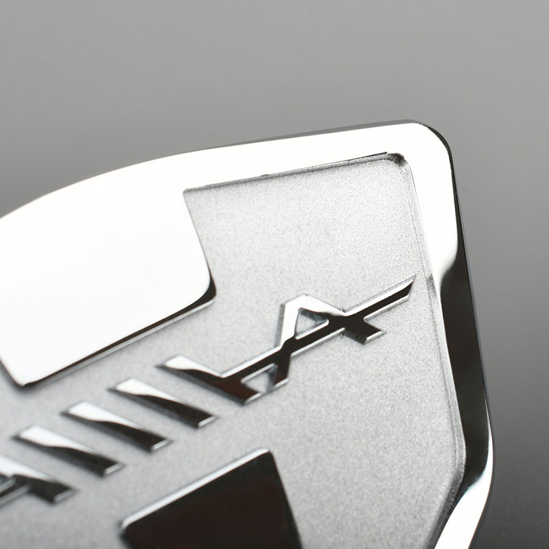 Nhãn dán logo kim loại Chrome