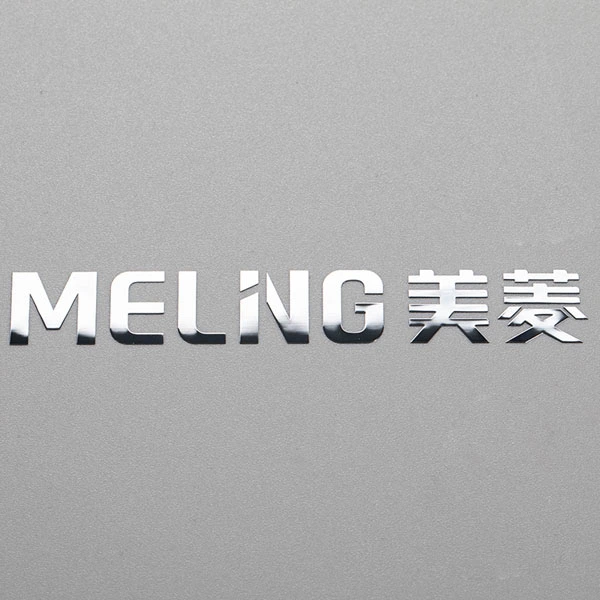 Nhãn dán kim loại có thể tùy chỉnh Logo chịu nhiệt Niken sáng bóng