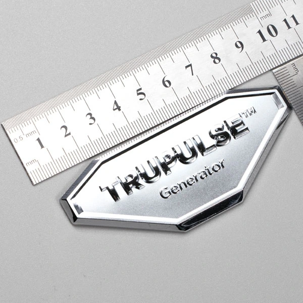 Logo tùy chỉnh Nhãn dập nổi 3d bóng mờ Nhãn dán kim loại Trung Quốc ký nhà cung cấp