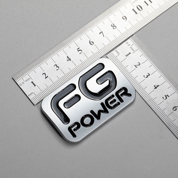 Thiết kế tùy chỉnh Nhựa ABS Chrome Mạ điện Bảng tên xe Logo Chữ phẳng Matte 3d Huy hiệu xe hơi Biểu tượng