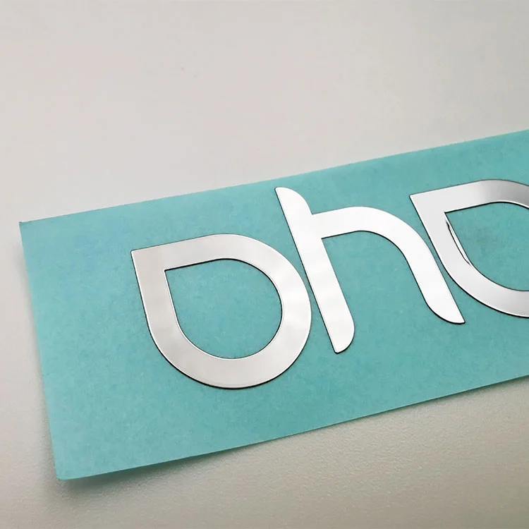 Nhãn nhãn dán kim loại niken logo