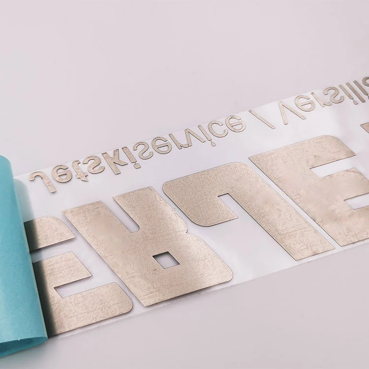 Nhãn dán logo niken kim loại