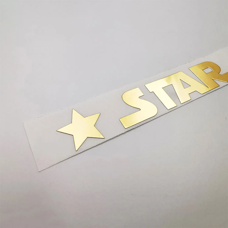 logo kim loại logo vàng