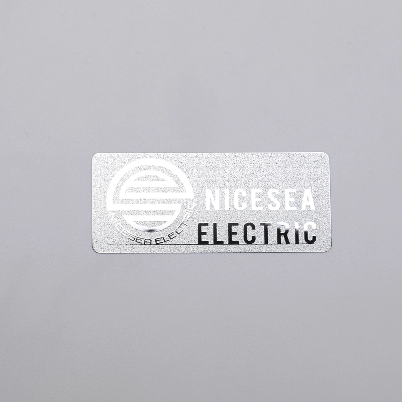 Nhãn Niken Logo Bạc Chrome có keo 3M