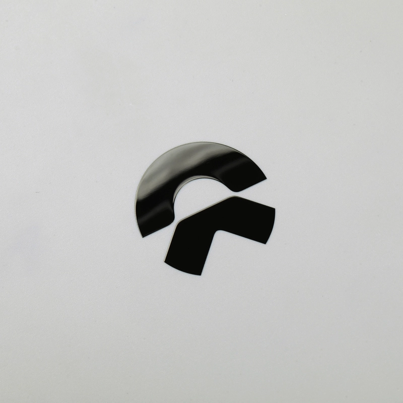 Nhãn dán Niken 3D Logo biểu tượng xe hơi Chrome màu đen